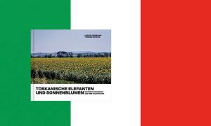 Toskanische Elefanten und Sonnenblumen