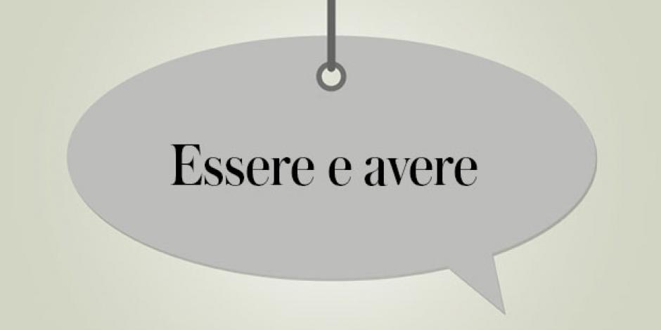 essere avere