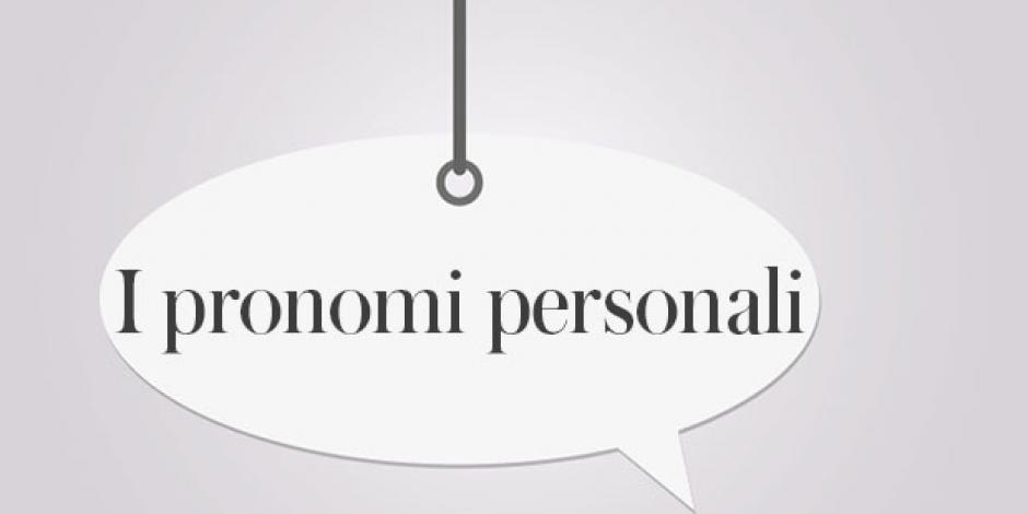 Pronomi personali
