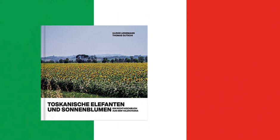 Toskanische Elefanten und Sonnenblumen