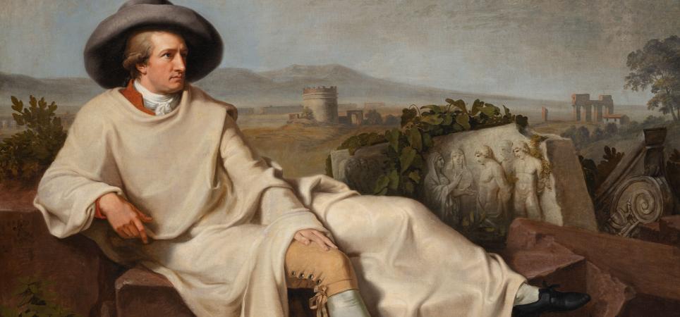 Goethe in der römischen Campagna