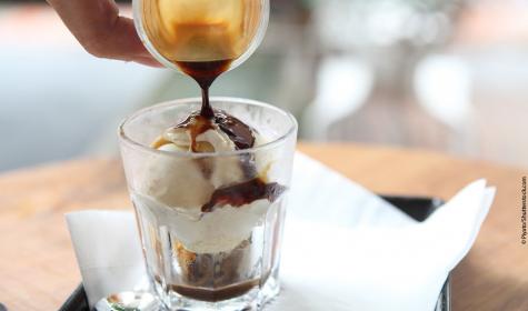 Affogato al caffè